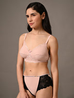 Vivienne Lace and Mesh Full-Cup Bra