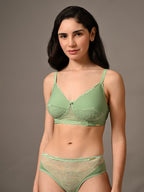 Vivienne Lace and Mesh Full-Cup Bra