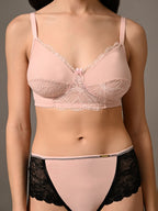 Vivienne Lace and Mesh Full-Cup Bra