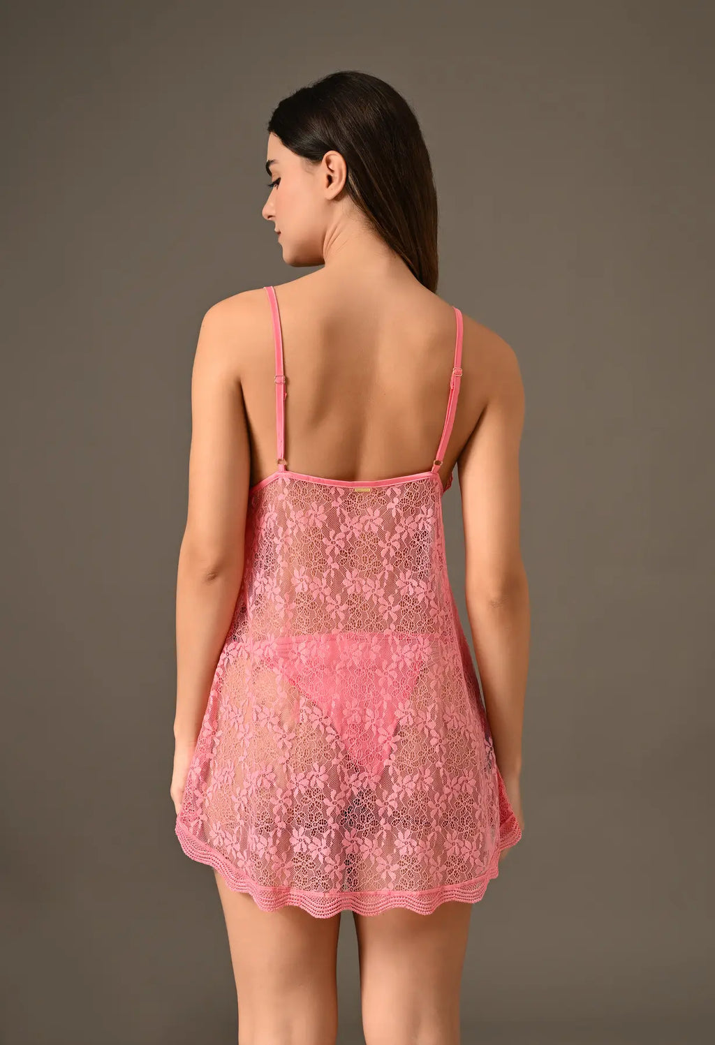 Allure Soft Net Shrug Nighty