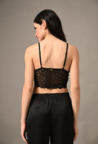Symphony Pyjama Set with Lace Bralette Combo