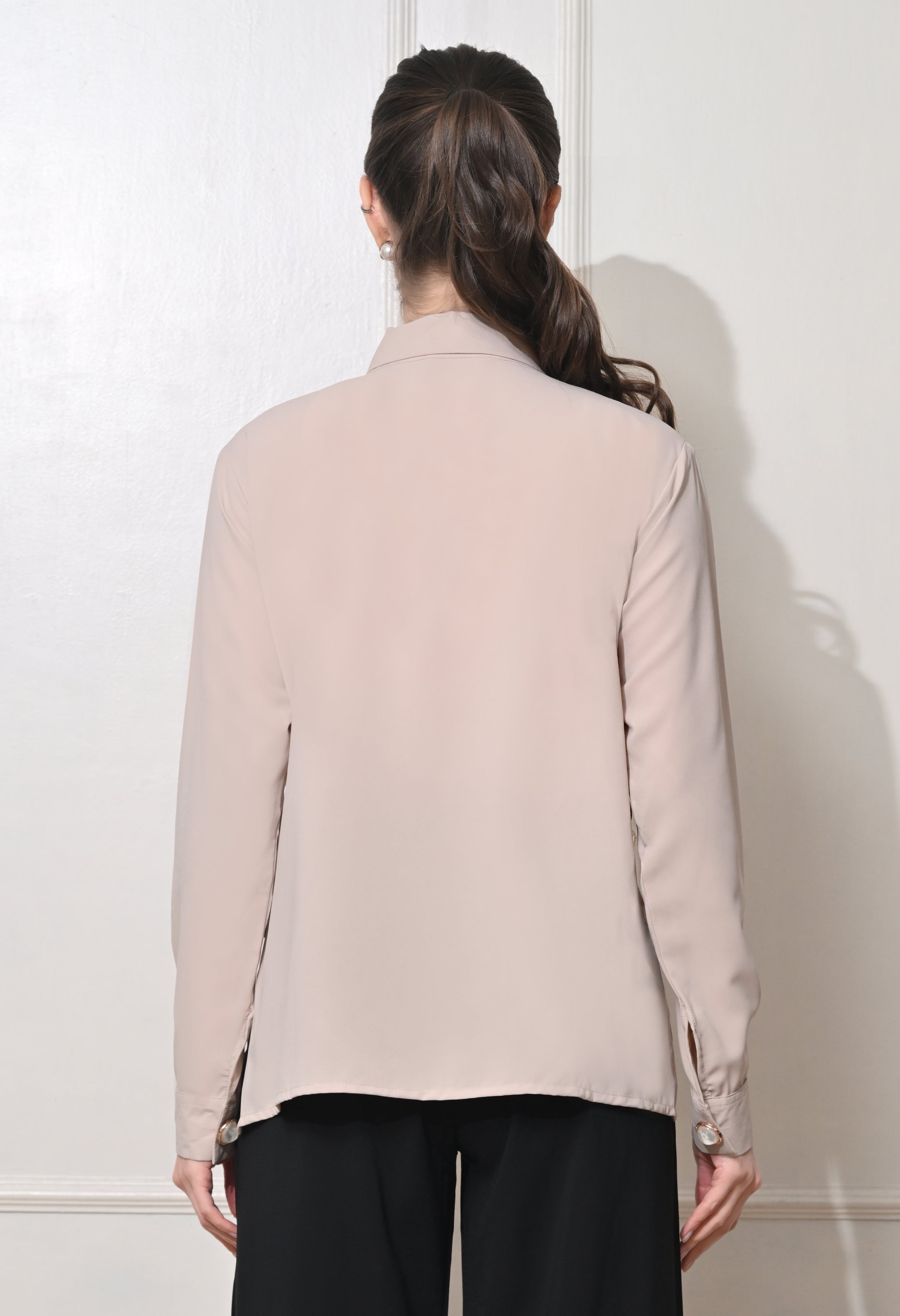 Elan Lumiere Side-Panel Shirt | Stylish Tailored Shirt for Work or Casual Wear