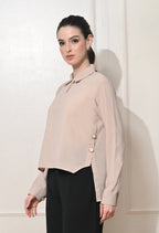 Elan Lumiere Side-Panel Shirt | Stylish Tailored Shirt for Work or Casual Wear