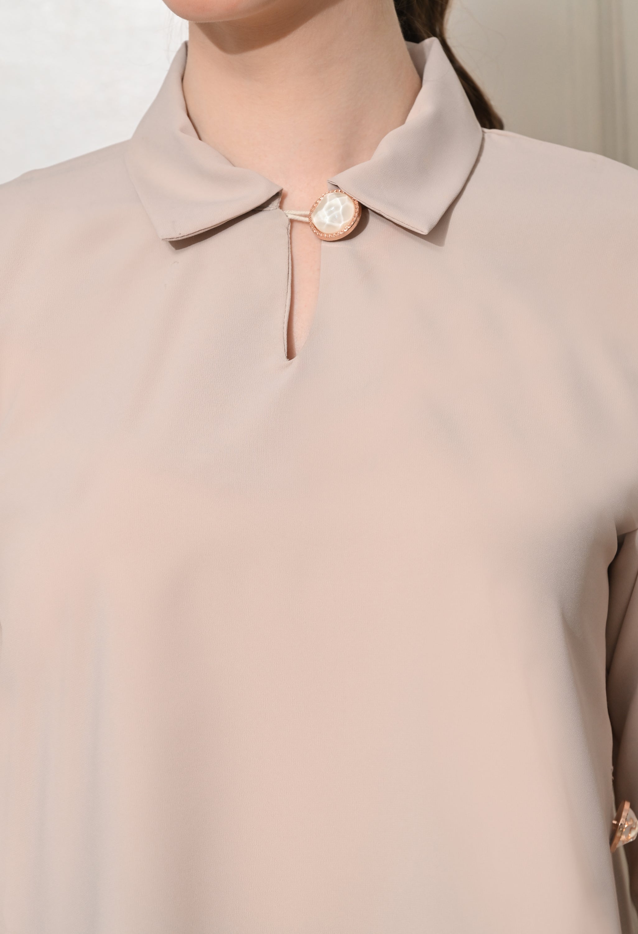 Elan Lumiere Side-Panel Shirt | Stylish Tailored Shirt for Work or Casual Wear