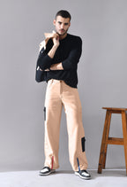 Unisex Wide-Leg Cargo Pants with Utility Pockets | Modern Streetwear Trousers
