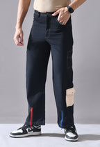 Unisex Wide-Leg Cargo Pants with Utility Pockets | Modern Streetwear Trousers