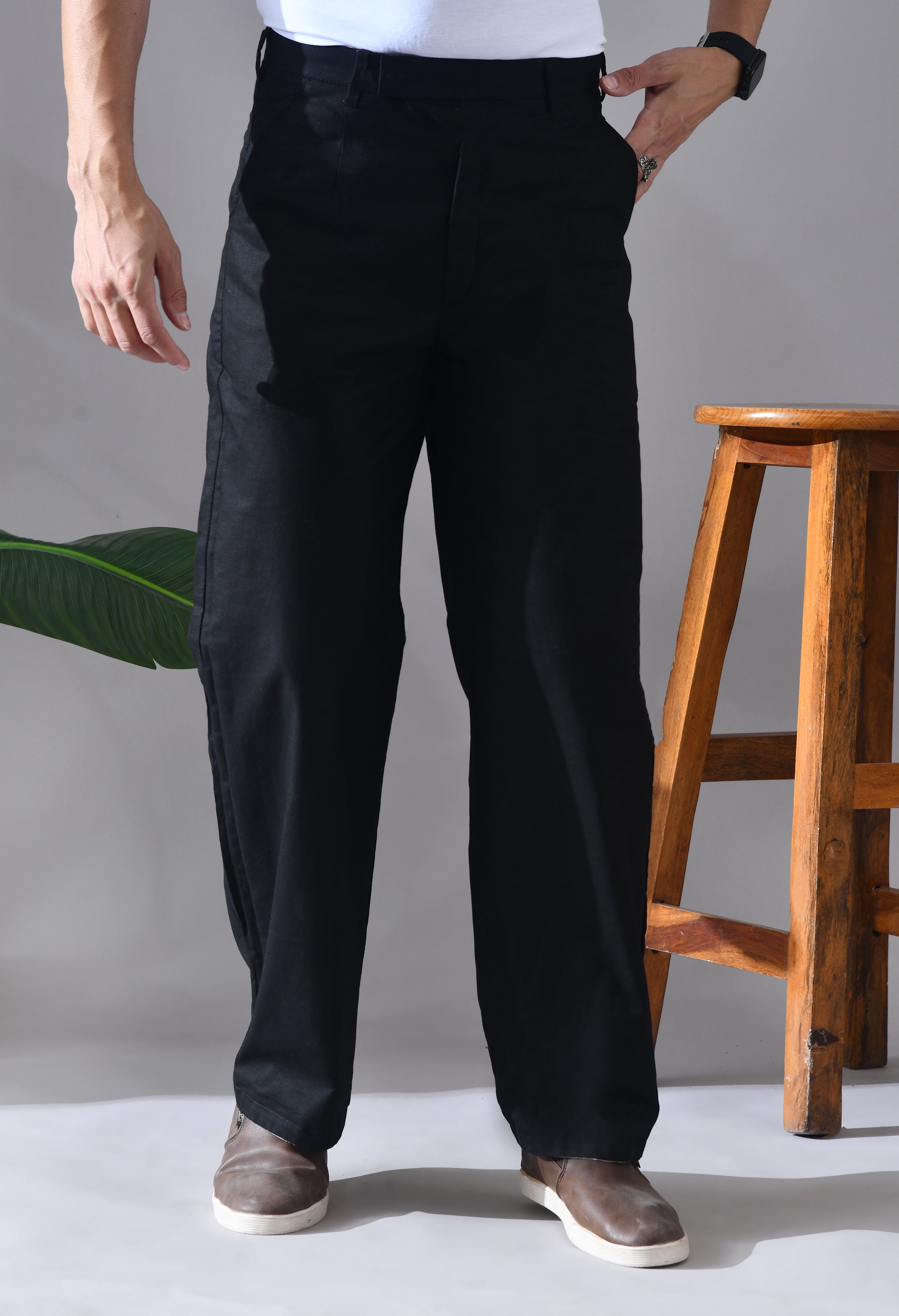 Reversible Linen Relaxed Fit Pants | Unisex, Lightweight & Sustainable
