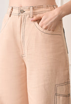 Unisex Wide-Leg Cargo Pants with Utility Pockets | Modern Streetwear Trousers