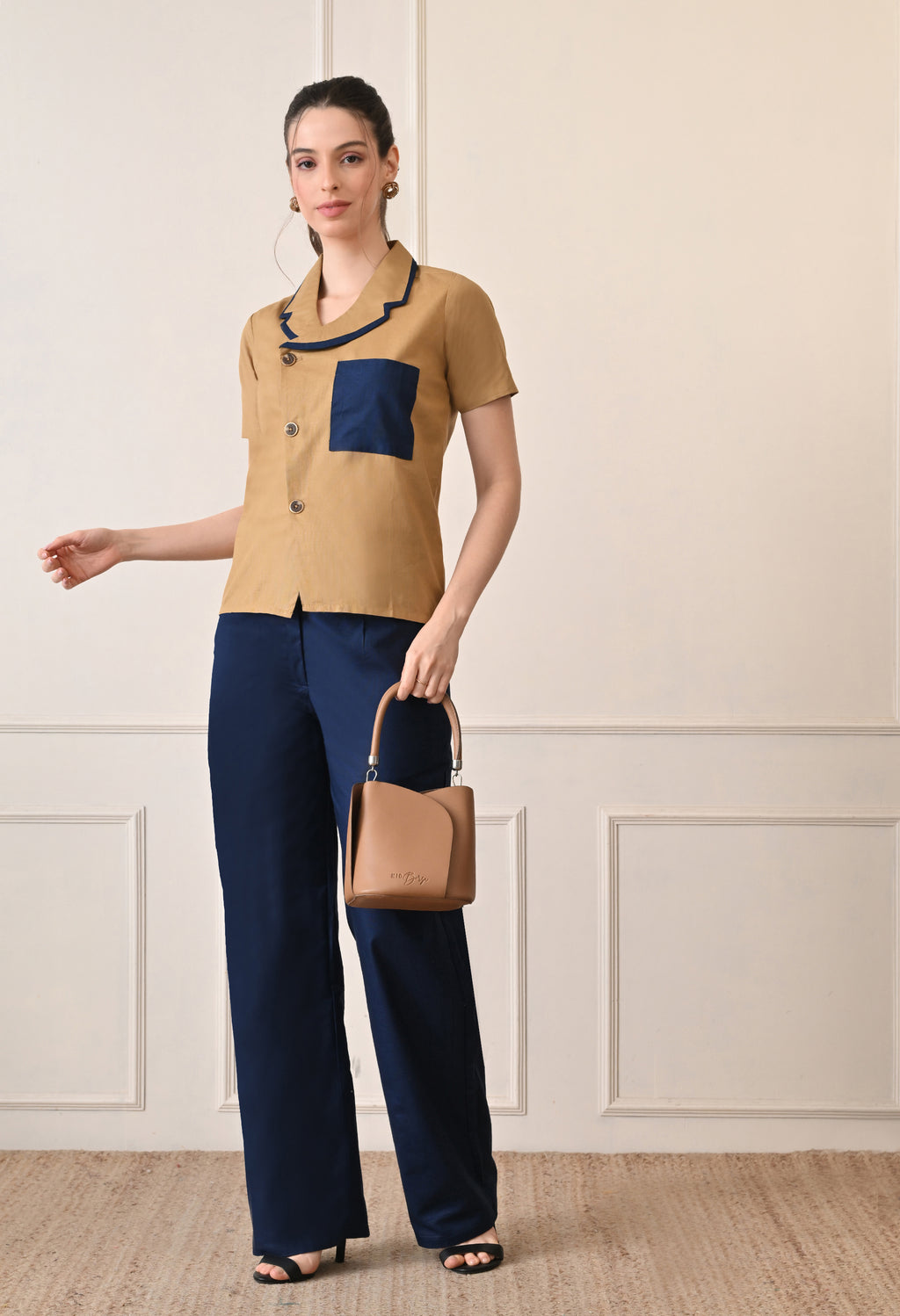 Unisex Linen Asymmetrical Shacket | Stylish Lightweight Shirt for Men & Women