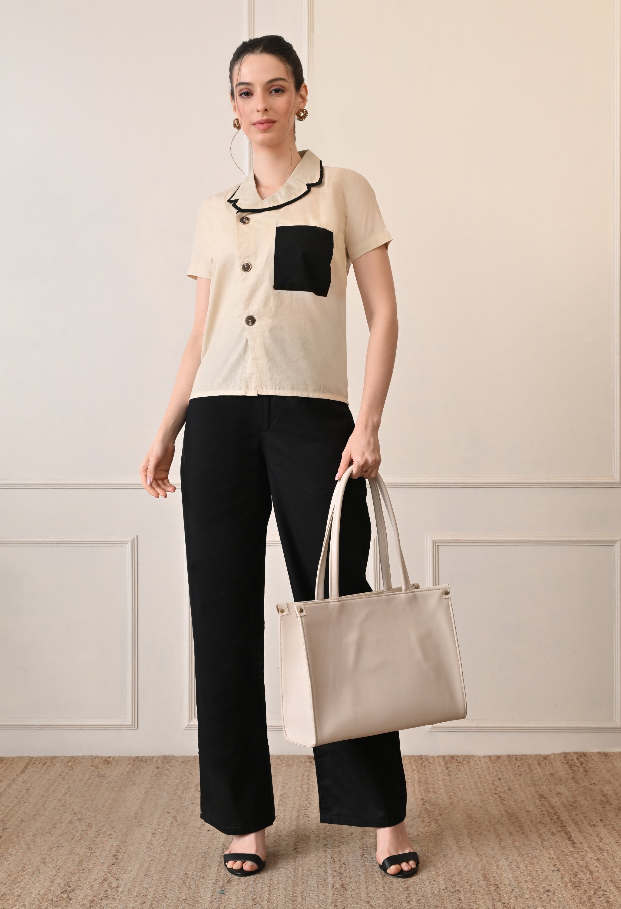 Unisex Linen Asymmetrical Shacket | Stylish Lightweight Shirt for Men & Women