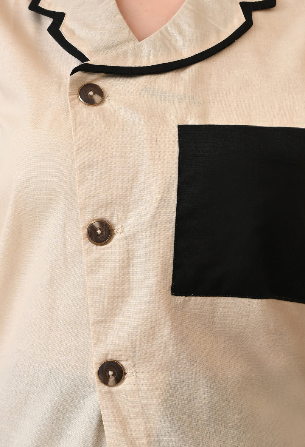 Unisex Linen Asymmetrical Shacket | Stylish Lightweight Shirt for Men & Women