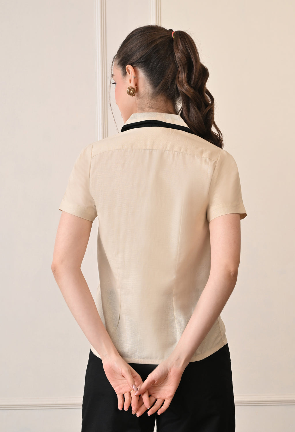 Unisex Linen Asymmetrical Shacket | Stylish Lightweight Shirt for Men & Women