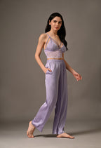 Symphony Pyjama Set with Lace Bralette Combo