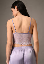 Symphony Pyjama Set with Lace Bralette Combo