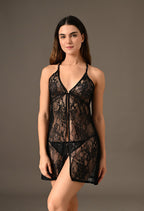 Amour Soft Net Slip Dress