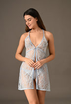 Amour Soft Net Slip Dress