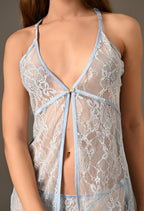 Amour Soft Net Slip Dress