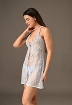 Amour Soft Net Slip Dress
