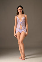 Allure Soft Net Shrug Nighty