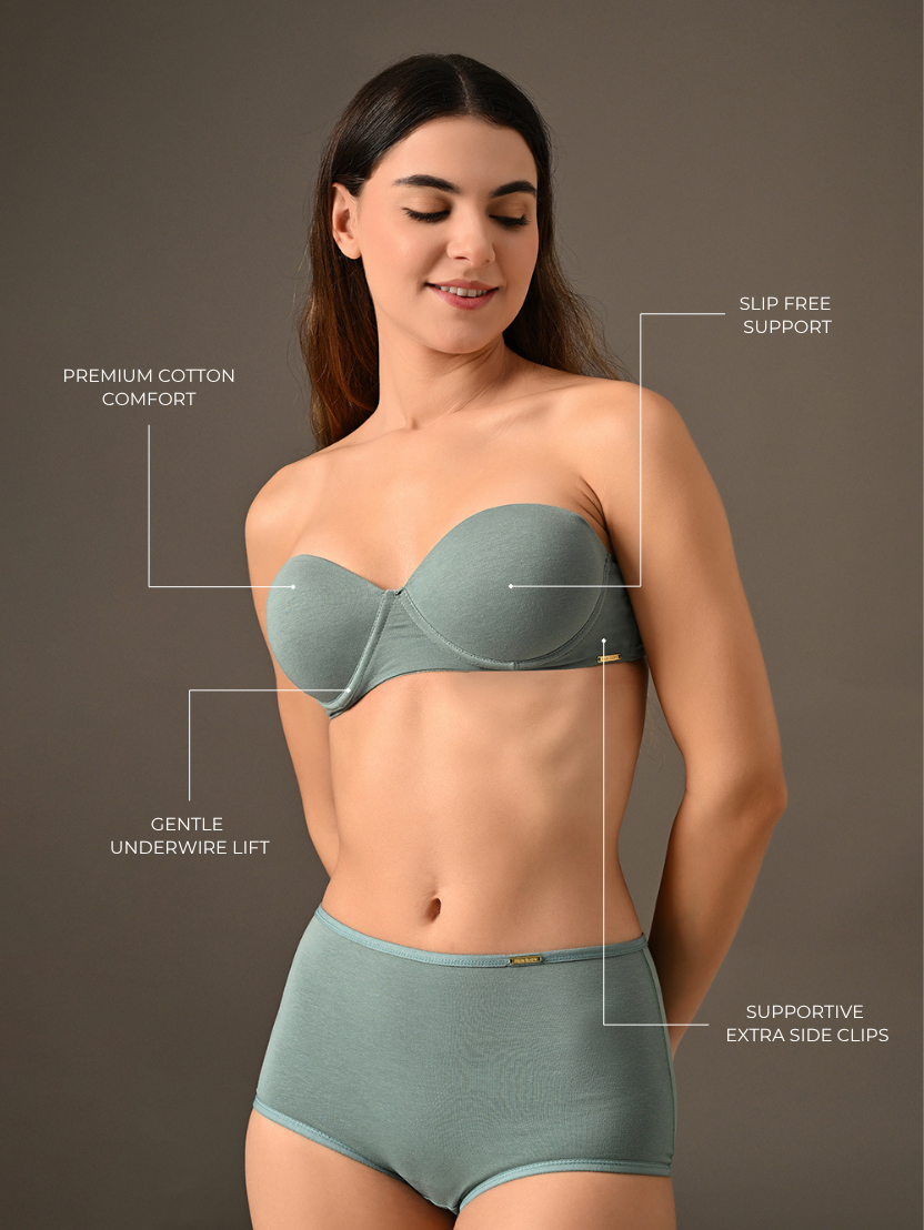 Vivian Strapless, Underwire Bra (Pack of 2)
