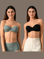 Vivian Strapless, Underwire Bra (Pack of 2)